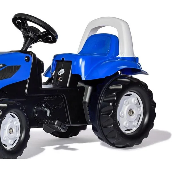 Rollytoys Tracteur à pédales Rolly Kid Landini bleu avec remorque