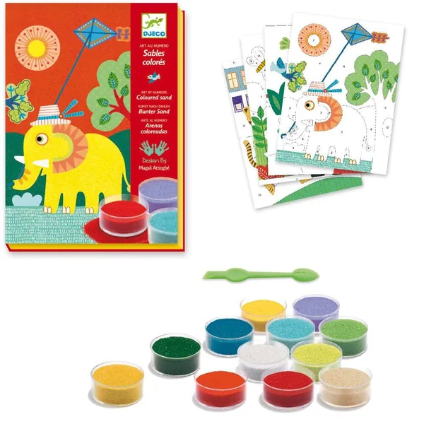 SABLES COLORES EN PLEIN AIR