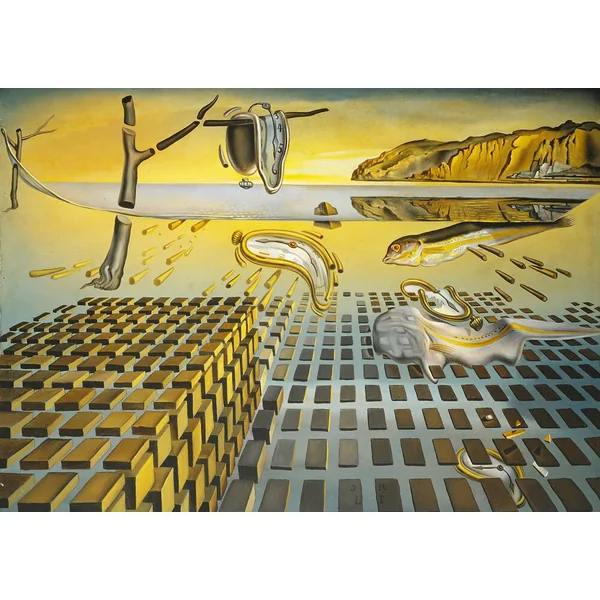 SALVADOR DALI - PUZZLE 1000 PIECES THE CORPUSCULAR PERSISTENCE OF MEMORY 1952