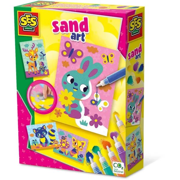 SAND ART COLORE ET FACILE - ANIMAUX DE LA FORET