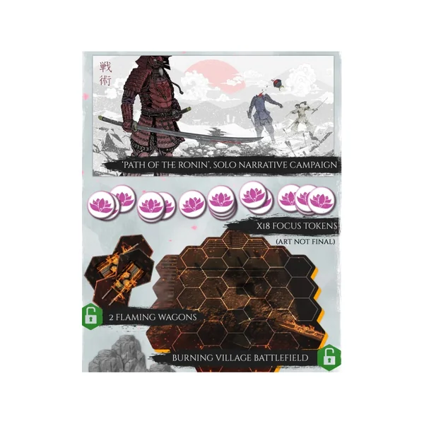 Senjutsu : Bataille pour le Japon - Inkdrop All In Deluxe Kickstarter Edition