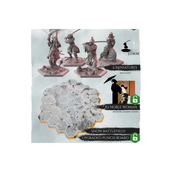 Senjutsu : Bataille pour le Japon - Inkdrop All In Deluxe Kickstarter Edition