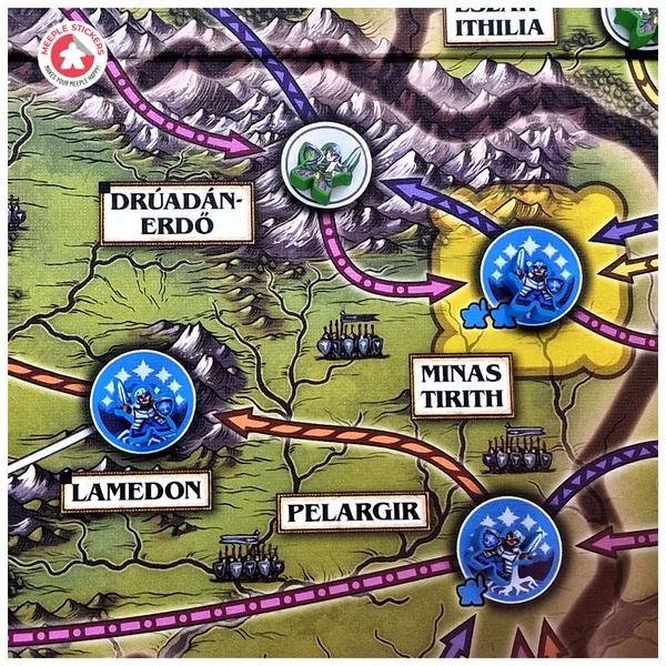 Set d’autocollants – Le Seigneur des Anneaux : Le Destin de la Communauté