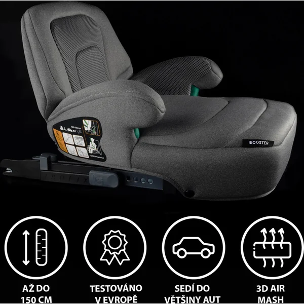 Siège auto iBooster i-Size, Rose Corail