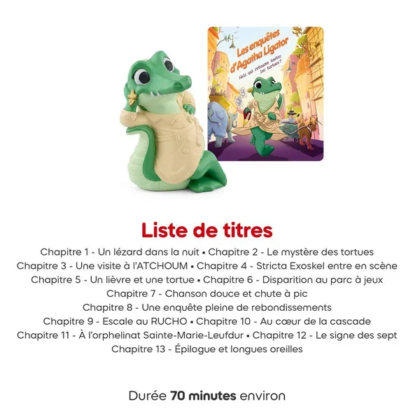 TONIES® - LES ENQUETES D'AGATHA LIGATOR - MAIS QUI RETOURNE TOUTES LES TORTUES ?