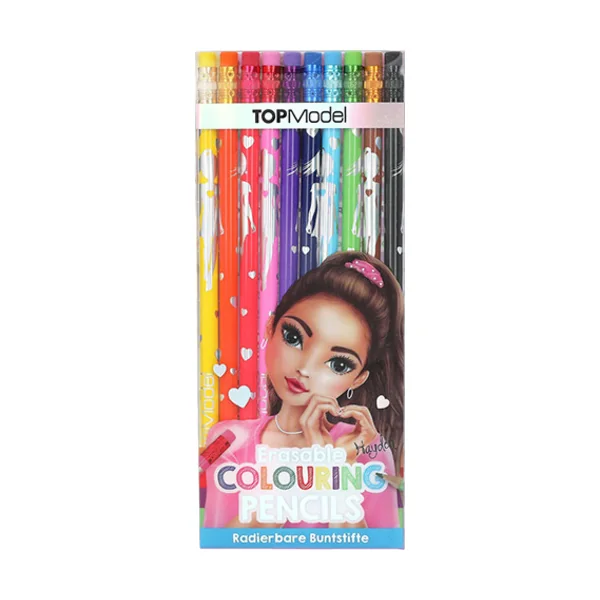 Top Model Set de crayons de couleur, 10 couleurs