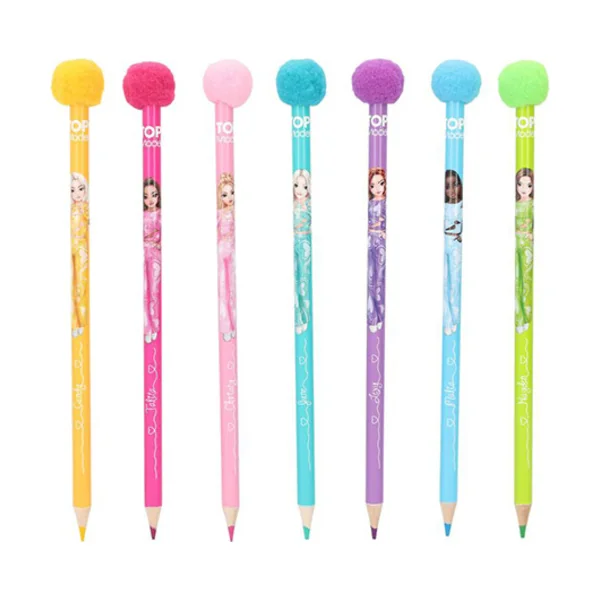 Top Model Set de crayons de couleur, 7 crayons