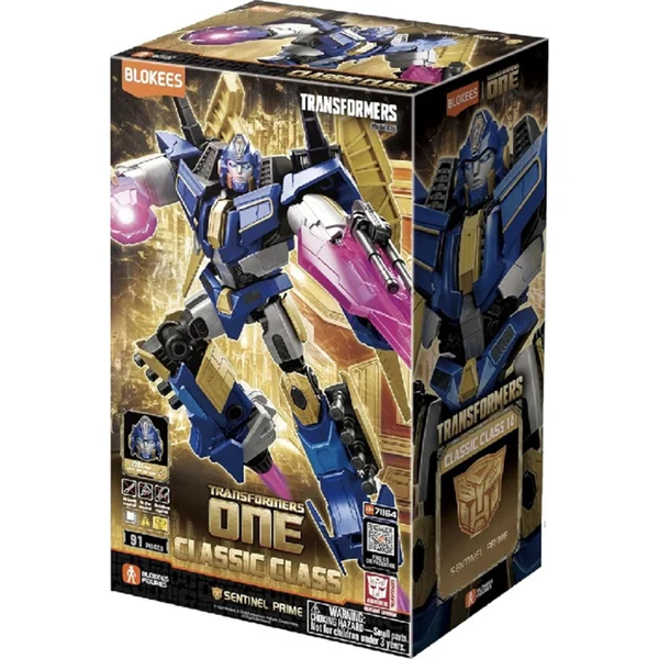 TRANSFORMERS BLOKEES ensemble de construction Classic Class 14 Sentinel Prime Transformer One