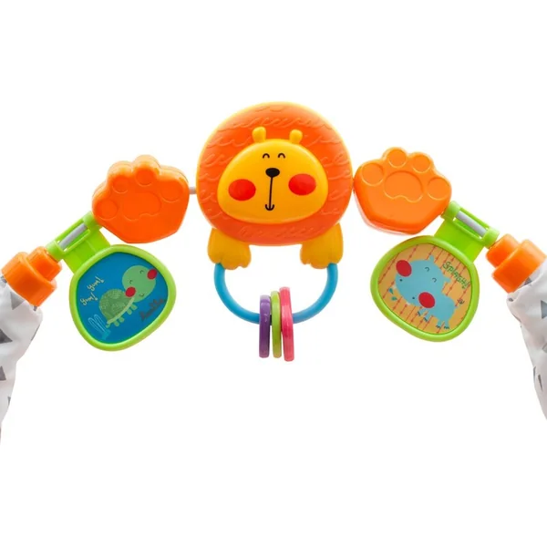 Trotteur pour enfants avec roues en silicone New Baby Forest Kingdom Pink