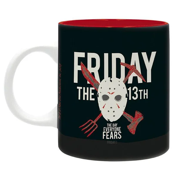 VENDREDI 13 - MUG - 320 ML - JASON LAC - SUBLI - AVEC BOITE X2