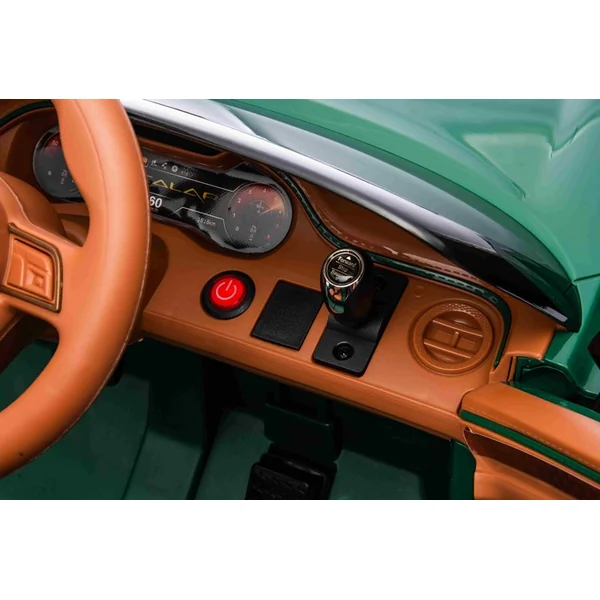 Voiture électrique Bentley Bacalar 12V, verte, Portes s'ouvrant vers le haut, Télécommande 2.4 GHz