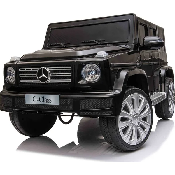 Voiture électrique Mercedes G500 12V, noire, télécommande 2,4 GHz, entrée USB / SD,