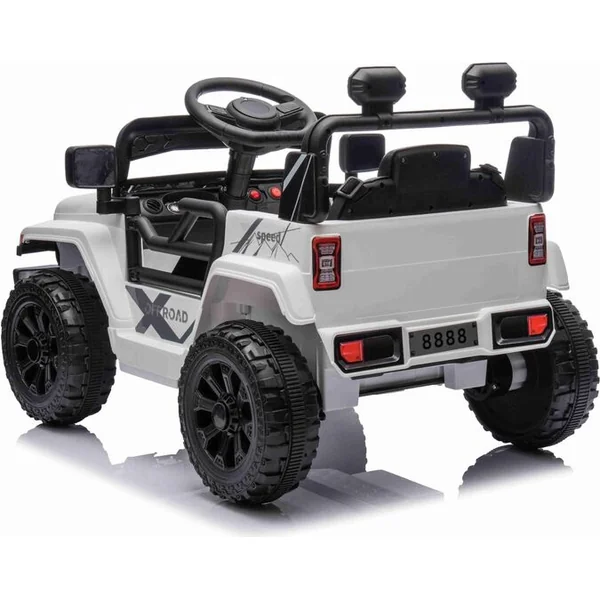 Voiture électrique OFFROAD NEW à propulsion arrière, blanche, Batterie au lithium