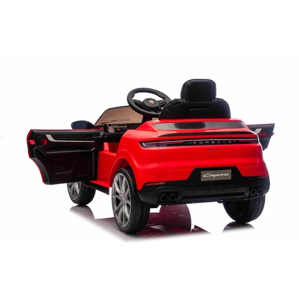 Voiture électrique Porsche Cayenne 12V avec propulsion arrière et licence (Monoplace)