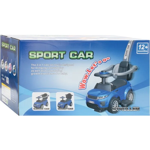 Véhicule de jeu pour enfants 3 en 1 Baby Mix bleu