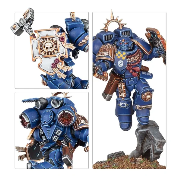 W40K : Space Marines - Capitaine avec Réacteur Dorsal et Bouclier Relique