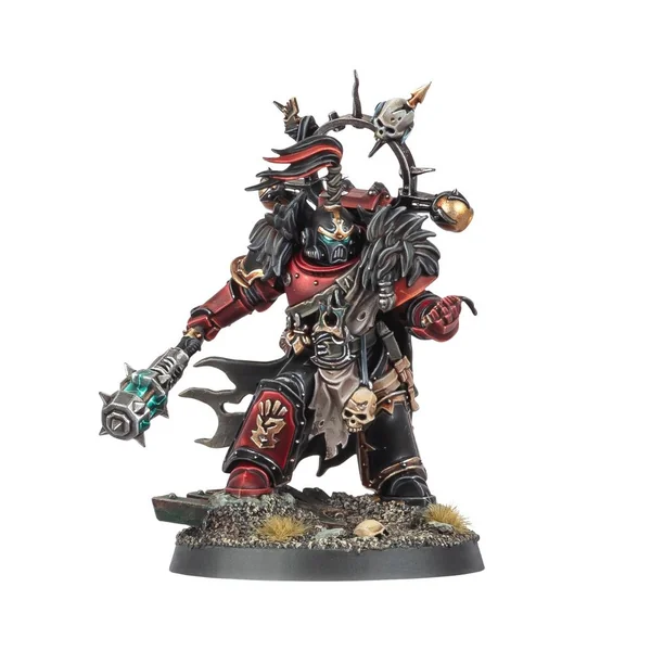 W40k - Space Marines du Chaos - Capitaine-écumeur Red Corsair