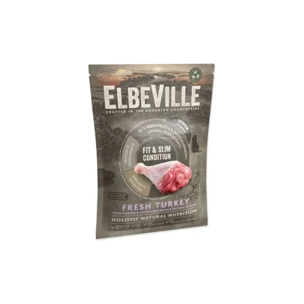Échantillon ELBEVILLE senior Toutes Races Dinde Fraîche Fit & Slim Condition 100g